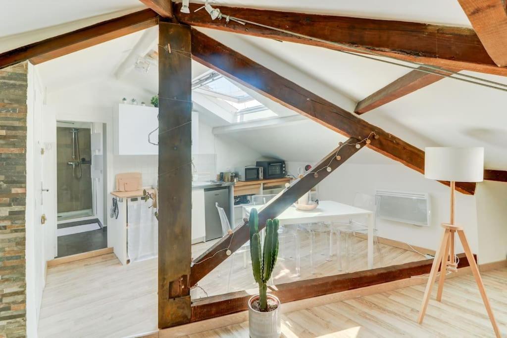 Joli Loft Mansarde Apartment Nice Bagian luar foto