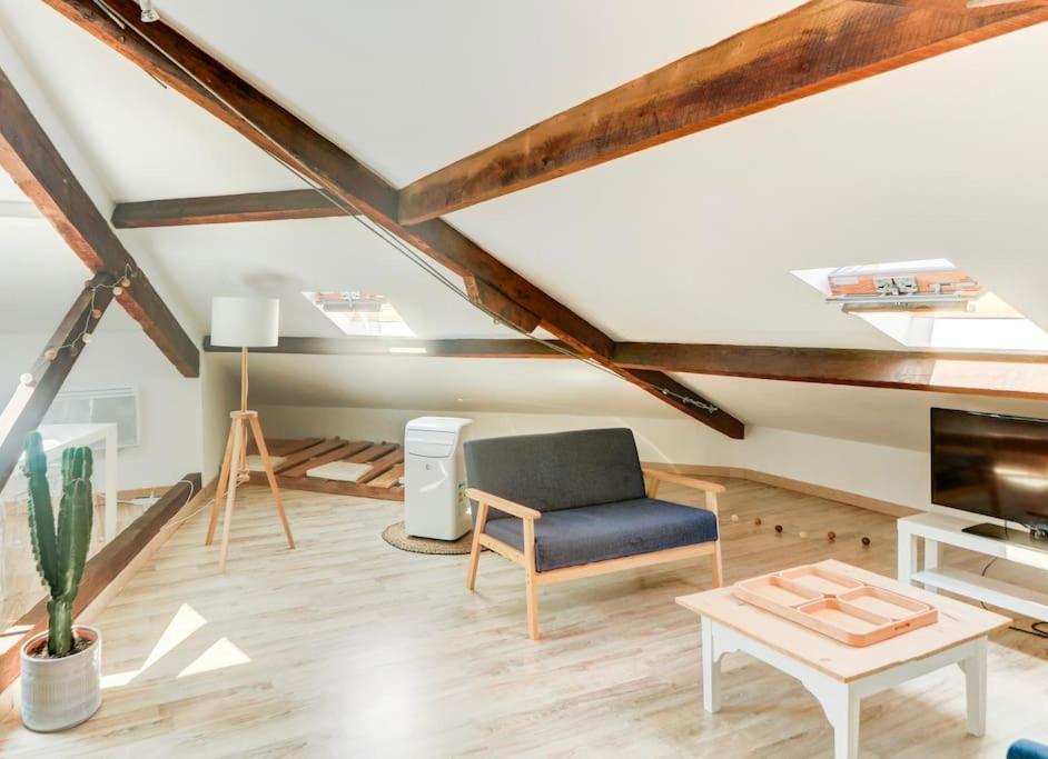 Joli Loft Mansarde Apartment Nice Bagian luar foto